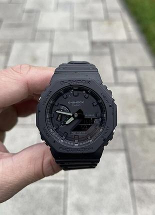 Мужские противоударные часы casio ga-2100 1a1 / новый на подарок