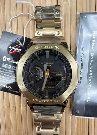 Мужские протиударные часы casio gm b-2100 металлические