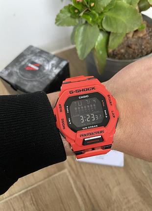 Наручные спортивные часы casio gbd-200sm red