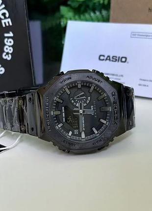 Мужские наручные часы casio gm-b2100 full metal black