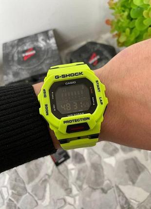 Чоловічий наручний годинник casio gbd-200sm green / на подарок