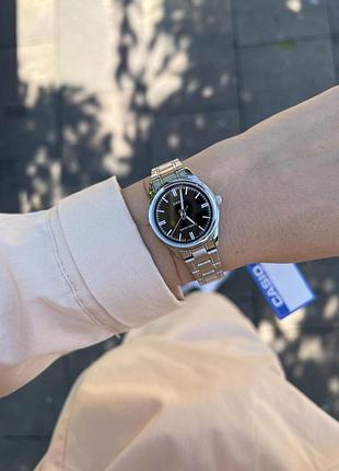 Женские винтажные часы casio collection ltp black / на подарок