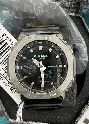 Чоловічий наручний годинник casio g-shock gm-2100cb-3a