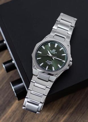 Чоловічий наручний годинник casio edifice efr s108d green