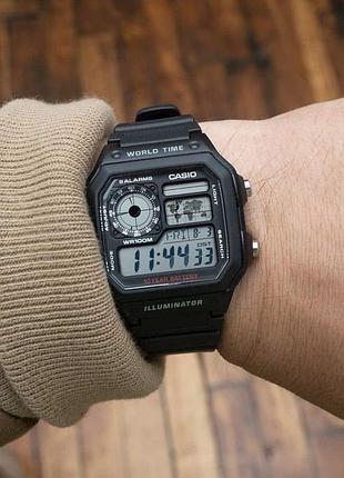 Мужские наручные часы casio ae-1200 illuminator