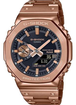 Мужские противоударные часы casio g-shock gm b2100 стальной / на подарок