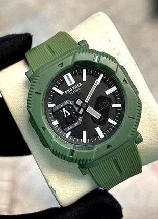 Чоловічий протиударний годинник casio pro trek prj-b001nk