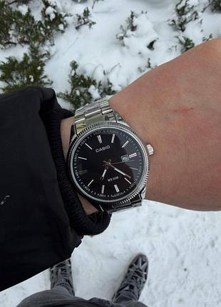 Чоловічий елегантний годинник casio mtp 1302d касіо
