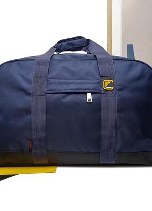 Стильна дорожня сумка поліестер синій арт.568 blue grangd (54)