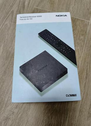 Цифровой эфирный приемник nokia terrestrial receiver 6000 (dvb-t/t2, hd, free-to-air)