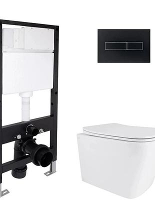 Готове рішення qtap для ванної кімнати: підвісний унітаз tern ultra quiet 490 x 365 x 325 + комплект інсталяції standard (лінійна