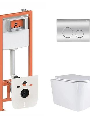 Готовое решение qtap для ванной комнаты: подвесной унитаз tern ultra quiet 525 x 345 x 360 + комплект инсталляции nest 4 в 1
