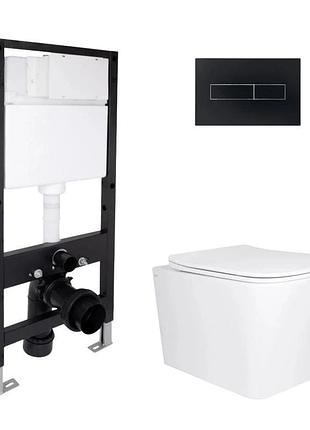 Готове рішення qtap для ванної кімнати: підвісний унітаз tern ultra quiet 525 x 345 x 360 + комплект інсталяції standard (лінійна