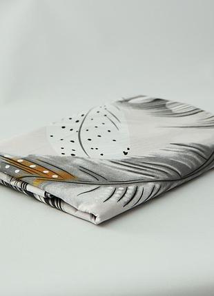 Простирадло moon&star mono feathers бязь gold люкс 180х220 см (ms-860000626)