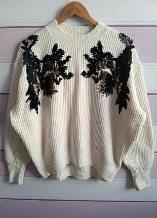 Свитер от h&amp;m с пайетками