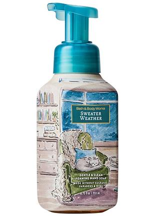 Мило-пінка для рук bath & body works sweater weather foaming soap
