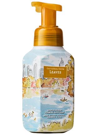 Мыло-пенка для рук bath & body works leaves foaming soap 259 мл