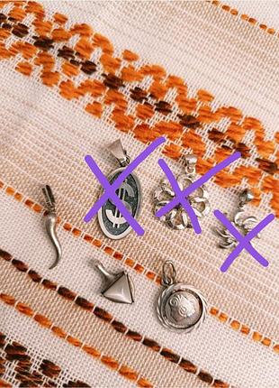 Продам серебряные подвесочки 3