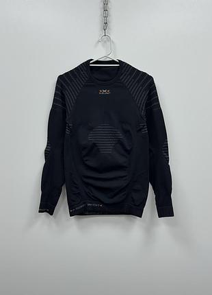 Компресійна кофта x-bionic invent 4.0 compression thermo long sleeve black футболка лонгслів