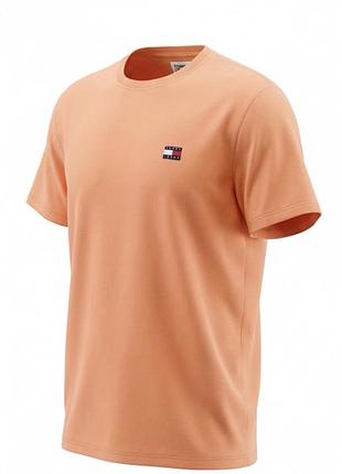 Tommy hilfiger l — плотная фирменная футболка, оригинал