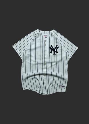 Мужская футболка majestic new york yankees jorge posada vintage