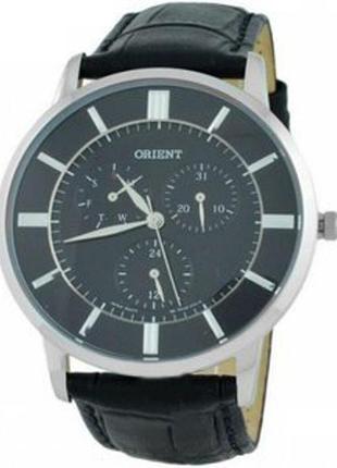 Мужские часы orient fsx02005b0 стальной корпус водозащита 50 м чёрный циферблат