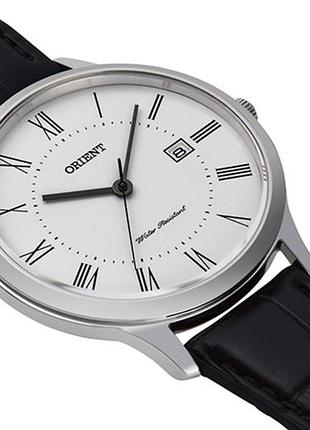 Мужские часы orient contemporary rf-qd0008s10b стальной корпус водозащита 30 м белый циферблат