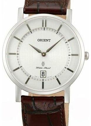 Мужские часы orient class fgw01007w0 сапфировое стекло стальной корпус водозащита 50 м белый циферблат