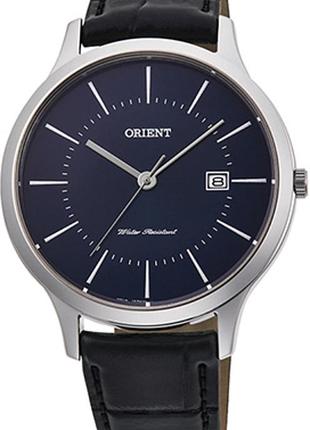 Мужские часы orient contemporary rf-qd0005l10b стальной корпус водозащита 30 м синий циферблат