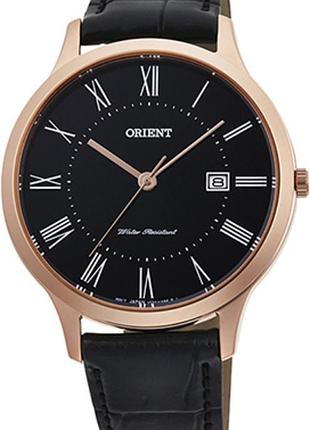 Мужские часы orient contemporary rf-qd0007b10b стальной корпус водозащита 30 м чёрный циферблат