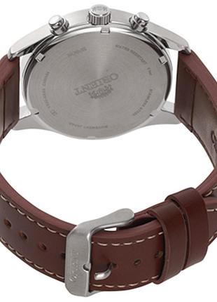 Мужские часы orient flight ra-kv0503y10b стальной корпус водозащита 50 м бежевый циферблат, хронограф