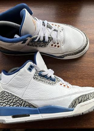 Шкіряні кросівки jordan retro 3