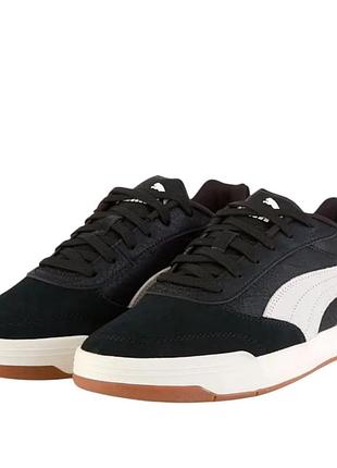 Женские кроссовки puma c-skate fresh sd черно-белые р. 39 (стелька 25 см)