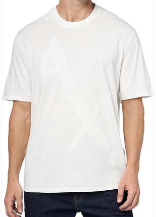 Нова біла футболка armani axchange xxl regular +