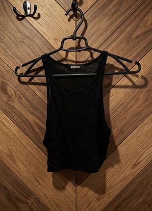 Топ missguided чорний xs-m