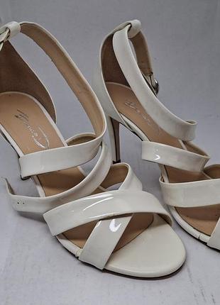 Итальянские кожаные босоножки bianca di (vero cuoio), размер 41 - made in italy