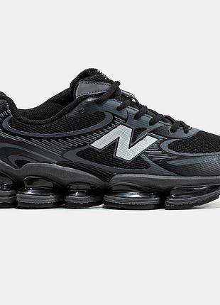 Черные мужские кроссовки new balance 2000 black grey х нью беланс 44