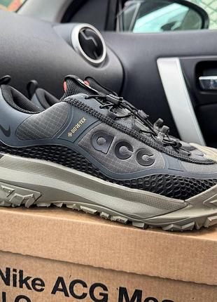 Чоловічі кросівки nike acg mountain fly gore-tex grey khaki х маунтейн 42