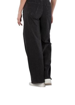 Жіночі чорні джинси широкого крою (wide-leg) від екологічного бренду dawn denim.