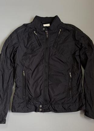Куртка ветровка винтажный  diesel biker jacket multipocket y2k