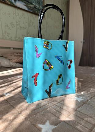 Стильна сумочка bloomingdale's сумка тоут ексклюзивна сумка шопер blumingdale tote bag vinil shopper bag лакова сумка тоут