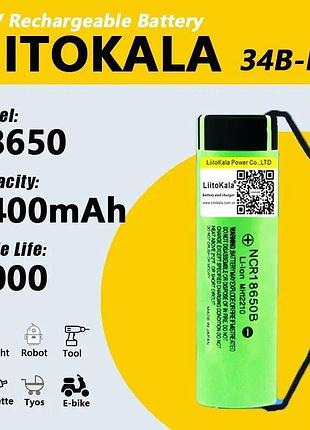 Аккумулятор liitokala 34b-n ncr18650b 3400mah 3.7v