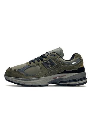 Мужские кроссовки new balance 2002r ml khaki
