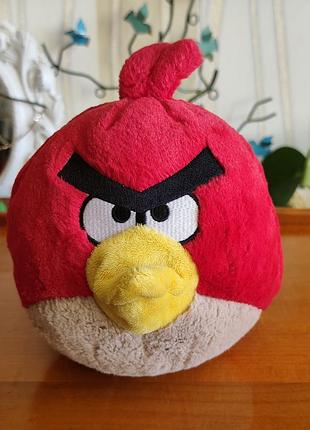 Плюшева іграшка ред angry birds / м'яка пташка red енгрі бердс