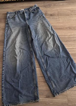 Широкі джинси pull& bear