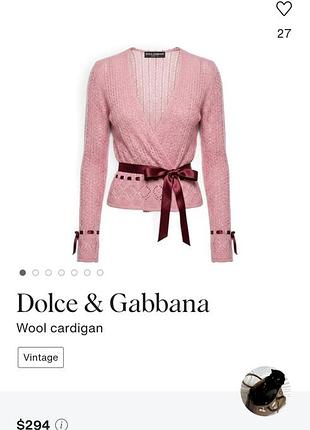 Кардинал мирер dolce &amp; gabbana винтаж очень красивый