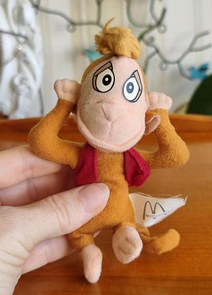 Вінтажна іграшка мавпочка абу аладдін disney mcdonald's 2000 / abu aladdin happy meal
