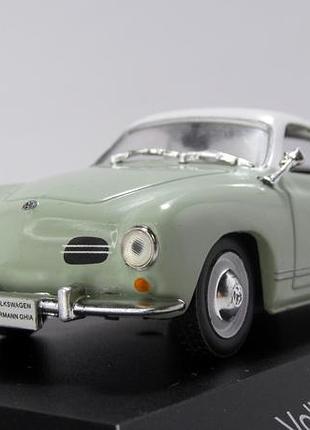 Volkswagen karmann ghia 1959, deagostini. 1:43 бокс. фольксваген 1959