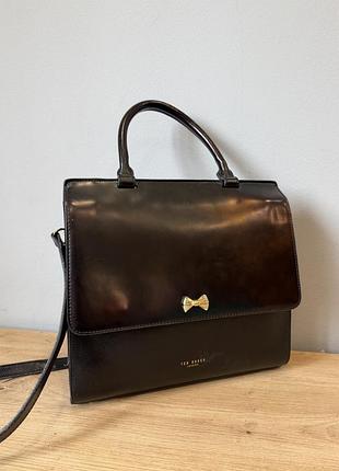 Шкіряна сумка ted baker