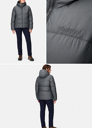 Marmot w guides down hoody / marmot жіноча пухова куртка оригінал  s m